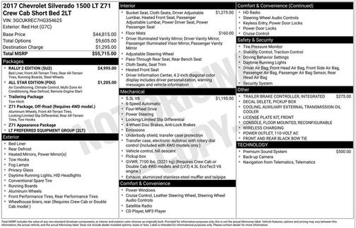 Red Hot 2017 Chevrolet Silverado 1500 2LT