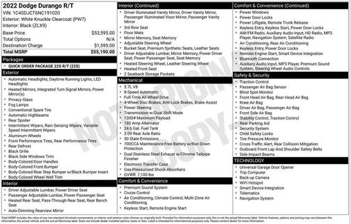 2022 Dodge Durango R/T AWD