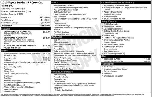 2020 Toyota Tundra SR5