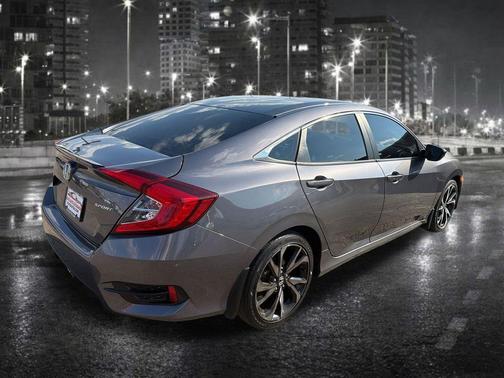 Modern Steel Metallic 2019 Honda Civic Sport