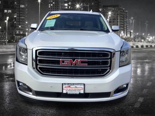 White Frost Tricoat 2018 GMC Yukon XL SLT