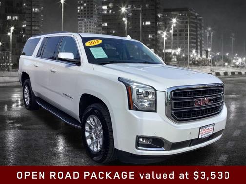 White Frost Tricoat 2018 GMC Yukon XL SLT