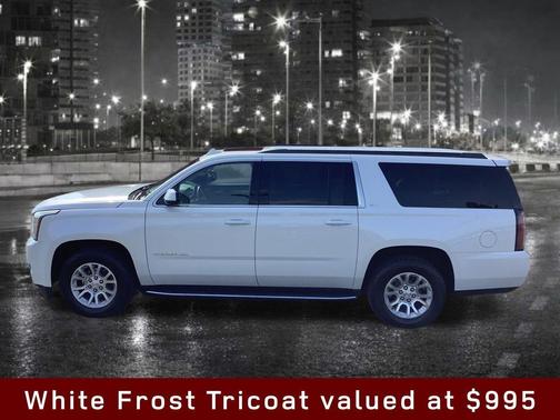 White Frost Tricoat 2018 GMC Yukon XL SLT