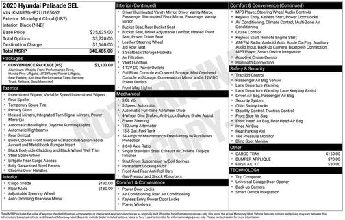 2020 Hyundai PALISADE SEL