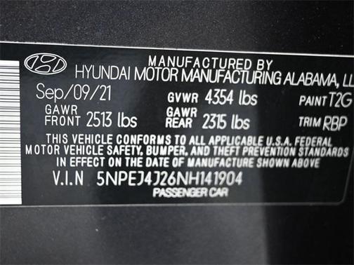 2022 Hyundai SONATA SEL Plus