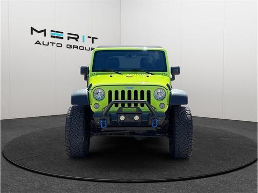 Green 2016 Jeep Wrangler Unlimited Rubicon