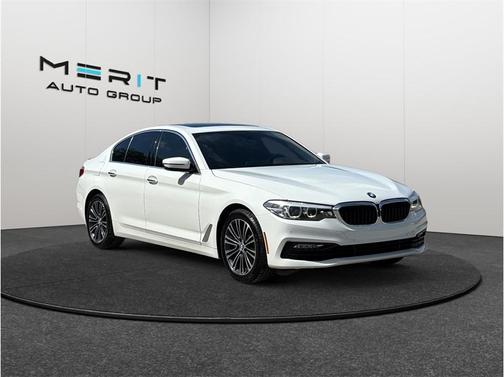 White 2018 BMW 540 i