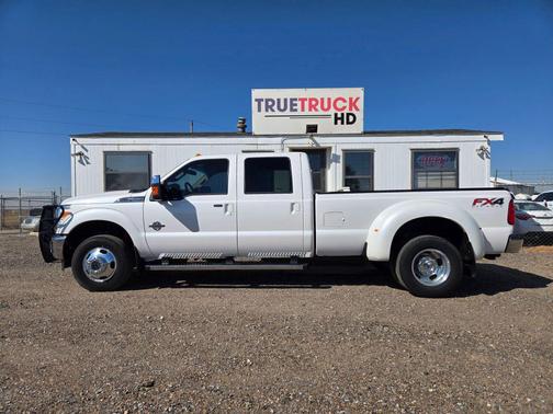 White 2012 Ford F-350 Lariat