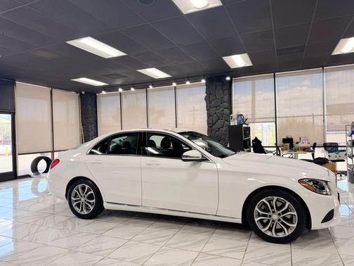 White 2016 Mercedes-Benz C-Class C 300 Sedan 4D