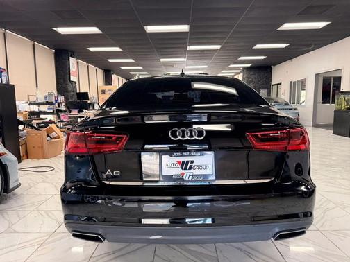 Black 2018 Audi A6 2.0T Premium