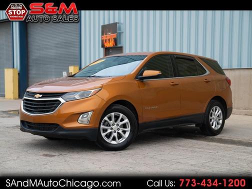 Orange 2018 Chevrolet Equinox 1LT