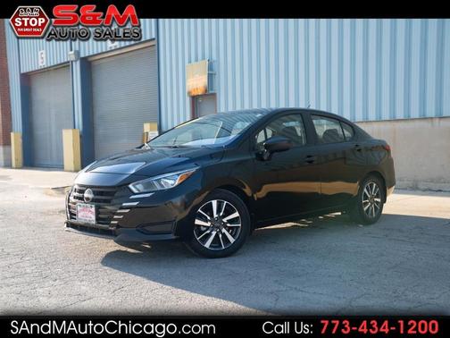 Black 2024 Nissan Versa S