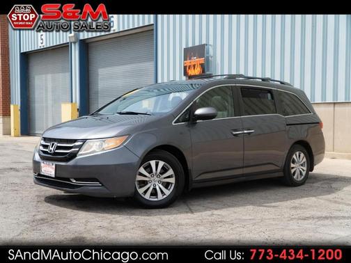 Gray 2015 Honda Odyssey EX-L
