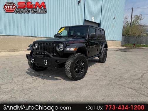 Black 2018 Jeep Wrangler Unlimited Rubicon