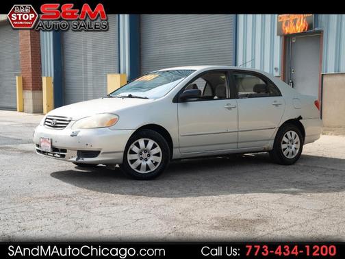 Silver 2003 Toyota Corolla CE