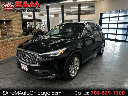 Black 2021 INFINITI QX50 SENSORY