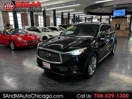 Black 2021 INFINITI QX50 SENSORY