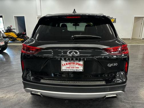 Black 2021 INFINITI QX50 SENSORY