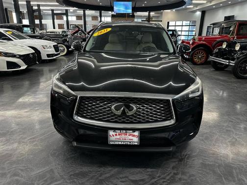 Black 2021 INFINITI QX50 SENSORY