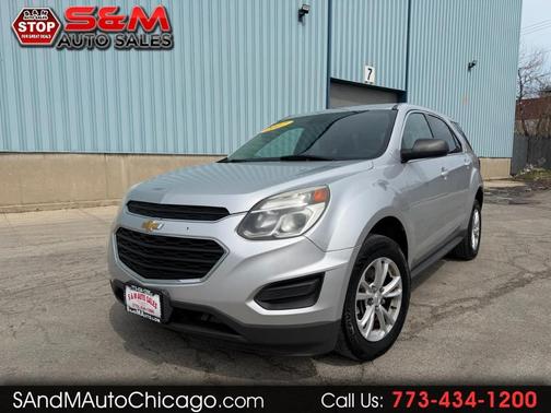 Silver 2017 Chevrolet Equinox LS