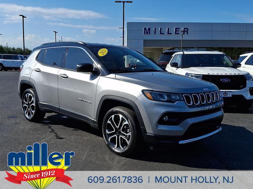 Billet Silver Metallic Clearcoat 2023 Jeep Compass Limited