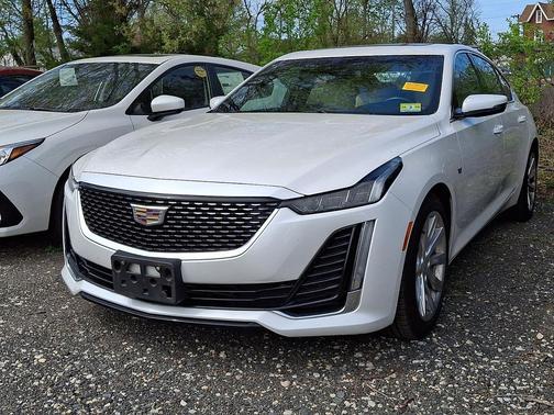 Crystal White Tricoat 2021 Cadillac CT5 Luxury RWD