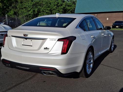 Crystal White Tricoat 2021 Cadillac CT5 Luxury RWD