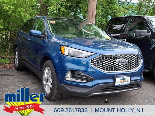 Atlas Blue Metallic 2024 Ford Edge SEL