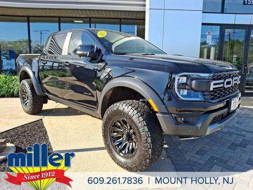 Shadow Black 2025 Ford Ranger Raptor