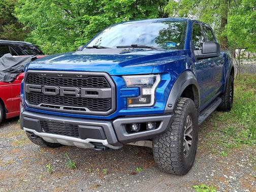 Lightning Blue 2017 Ford F-150 Raptor