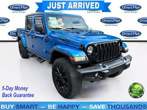 Hydro Blue Pearlcoat 2022 Jeep Gladiator Sport