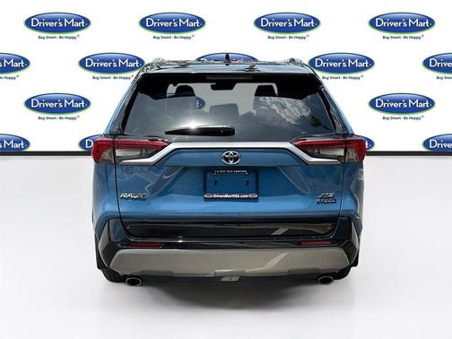 Cavalry Blue/Midnight Black Metallic 2024 Toyota RAV4 Hybrid SE