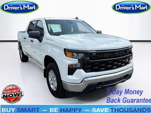 Summit White 2023 Chevrolet Silverado 1500 WT