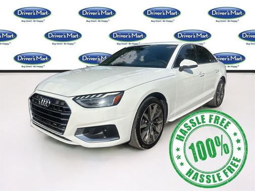 Glacier White Metallic 2020 Audi A4 40 Premium Plus