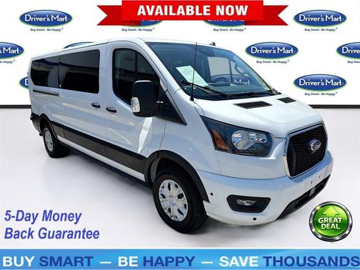Oxford White 2024 Ford Transit-350 XLT