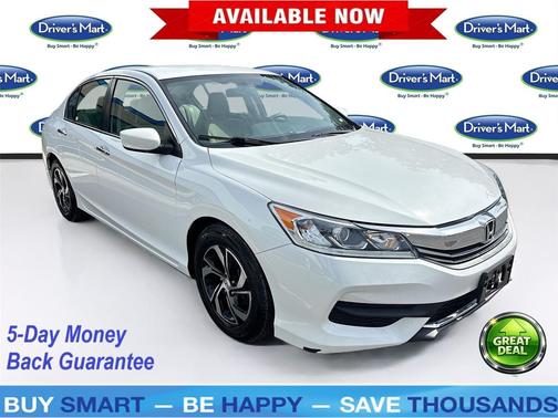 White Orchid Pearl 2016 Honda Accord LX