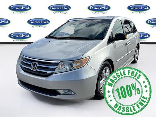 Alabaster Silver Metallic 2012 Honda Odyssey Touring Elite