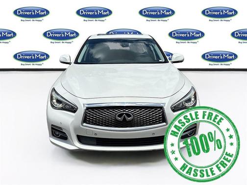 Moonlight White 2014 INFINITI Q50 Hybrid Premium