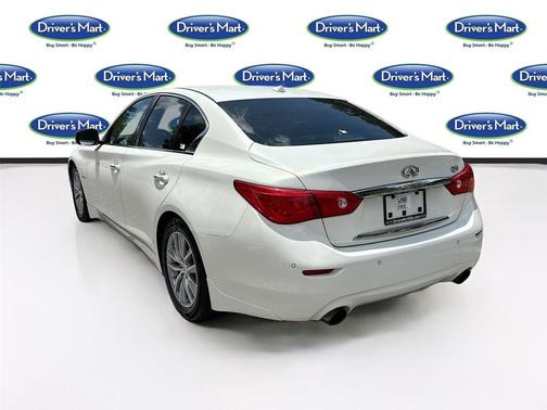 Moonlight White 2014 INFINITI Q50 Hybrid Premium