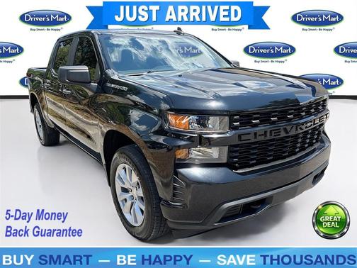 Black 2021 Chevrolet Silverado 1500 Custom