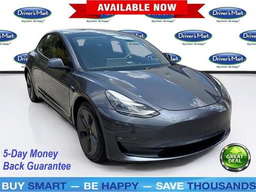 Midnight Silver Metallic 2021 Tesla Model 3 Long Range