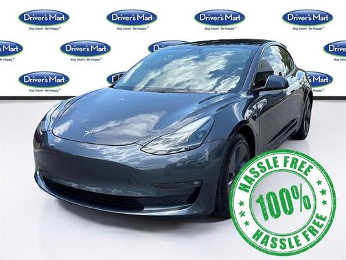 Midnight Silver Metallic 2021 Tesla Model 3 Long Range