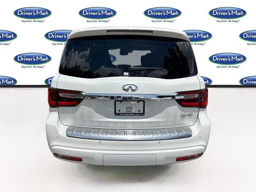 Moonstone White 2019 INFINITI QX80 Luxe