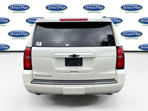 White Diamond Tricoat 2015 Chevrolet Suburban 1500 LTZ