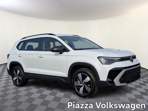 Pure White 2025 Volkswagen Taos 1.5T S