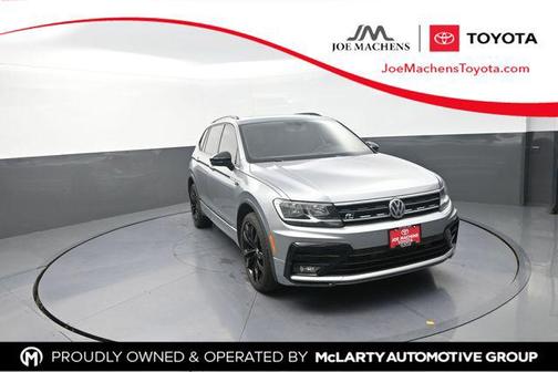 Silver Metallic 2021 Volkswagen Tiguan 2.0T SE R-Line Black