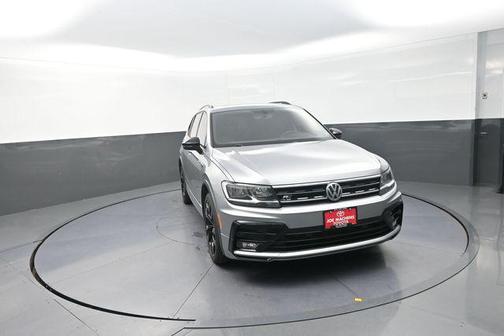 Silver Metallic 2021 Volkswagen Tiguan 2.0T SE R-Line Black