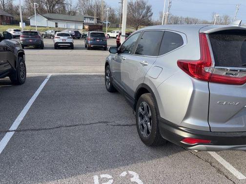 Lunar Silver Metallic 2018 Honda CR-V EX-L