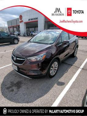 Black Cherry Metallic 2018 Buick Encore Preferred