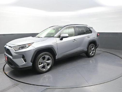 Silver Sky Metallic 2021 Toyota RAV4 Hybrid XLE Premium